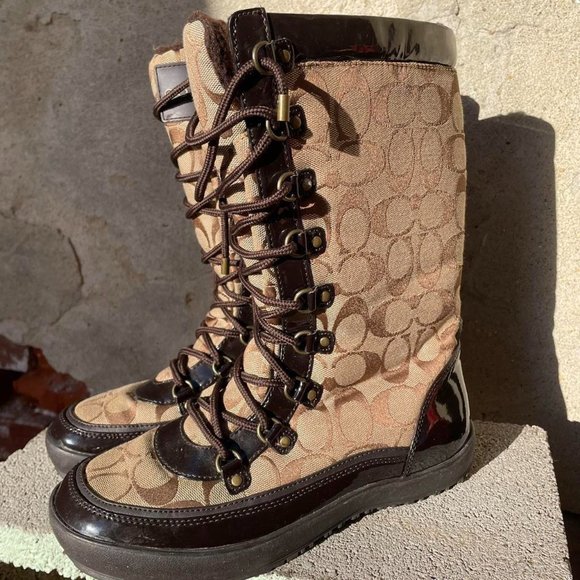 Y2k Coach Snow Boots - Picture 2 of 4